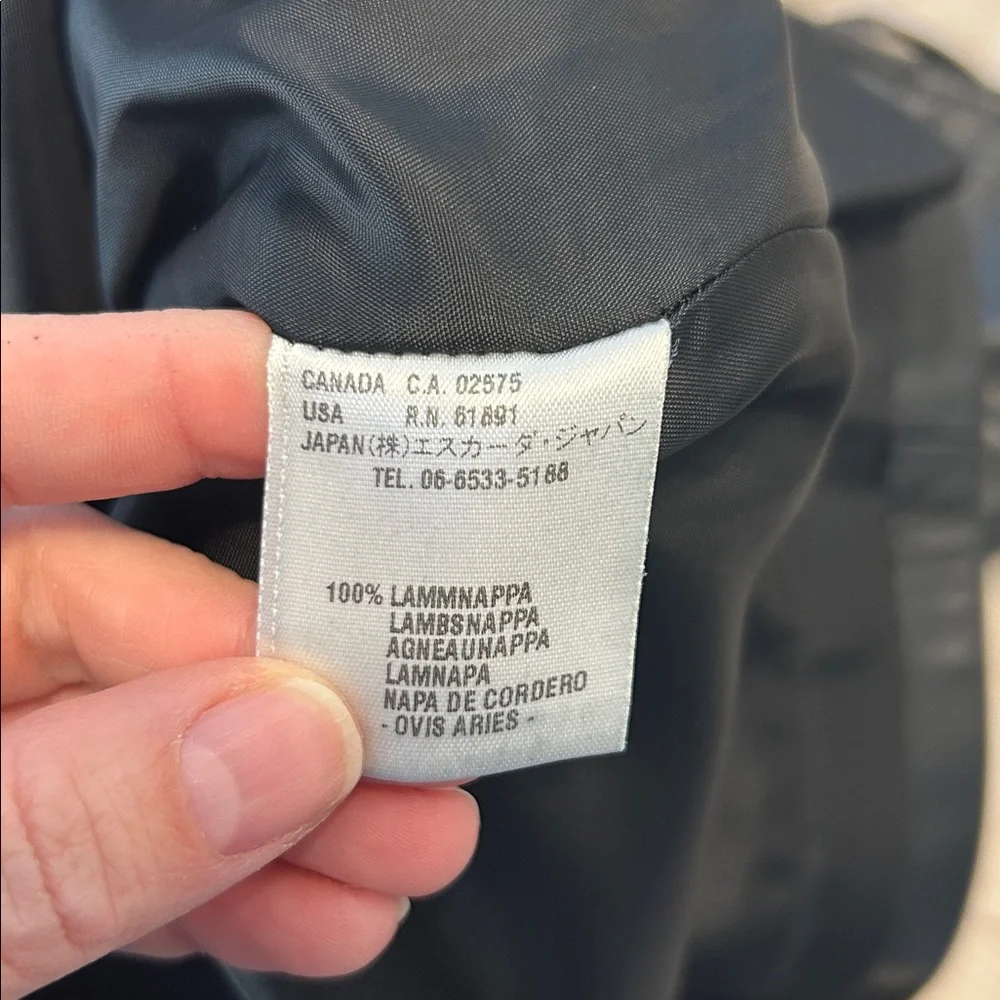 ESCADA 100% Lamb Nappa Leather Skirt – Size 34 (Approx. US 2/4) - Picture 6 of 7